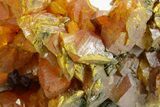 Striking Red-Orange Orpiment Crystal Cluster - Nevada #362130-1